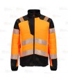 Chaqueta de alta visibilidad con forro Insulatex color naranja flúor/negro