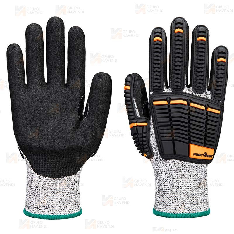 Guante antigolpes impermeable y anticorte nivel C