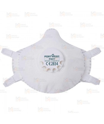 Mascarilla dolomita reutilizable con válvula tipo FFP3 R D (5 unid.)