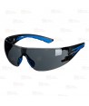 Gafas de seguridad KN envolventes con patillas muy flexibles con ocular color ahumado
