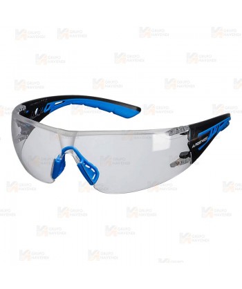 Gafas de seguridad KN envolventes con patillas muy flexibles con ocular color incoloro