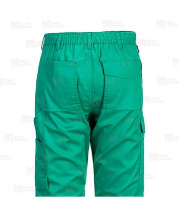 Pantalón multibolsillos muy ligero, bicolor alta visibilidad