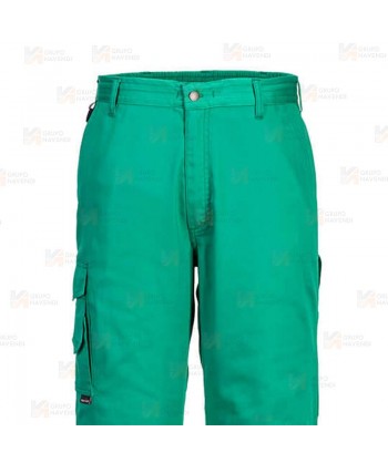 Pantalón multibolsillos muy ligero, bicolor alta visibilidad