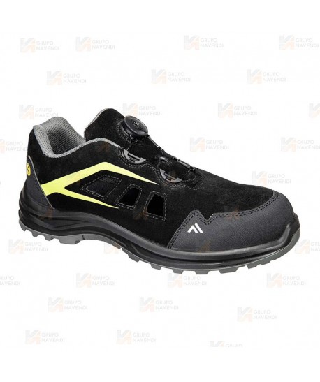 Zapatos de seguridad no metálicos con cierre automático   S1 ESD SR FO