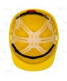 Casco de seguridad Expertline con ruleta color amarillo