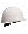 Casco de seguridad Expertline con ruleta color blanco