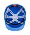 Casco de seguridad Expertline con ruleta color azul