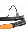 Linterna LED de cuello, recargable por USB