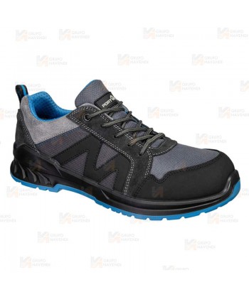 Zapatos de seguridad de ante textil no metálico S1PS SR FO