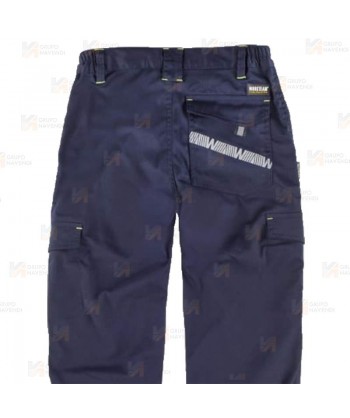 Pantalones multibolsillos con cintas reflectantes segmentadas diseño "Slim Fit"