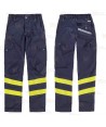 Pantalones multibolsillos con cintas reflectantes segmentadas diseño "Slim Fit"