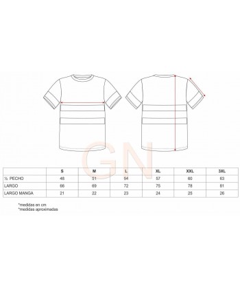 Camiseta transpirable con cintas reflectantes segmentadas amarillas