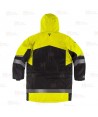 Parka bicolor, impermeable para bajas temperaturas. Tejido Ripstop