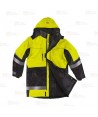 Parka bicolor, impermeable para bajas temperaturas. Tejido Ripstop