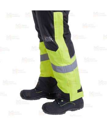 Peto bicolor, impermeable para bajas temperaturas. Tejido Ripstop