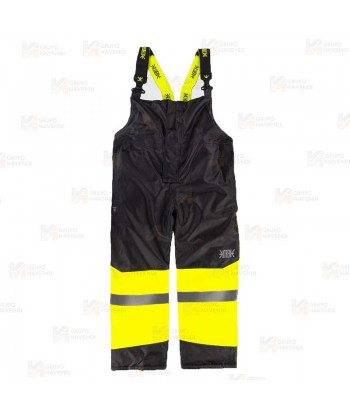 Peto bicolor, impermeable para bajas temperaturas. Tejido Ripstop