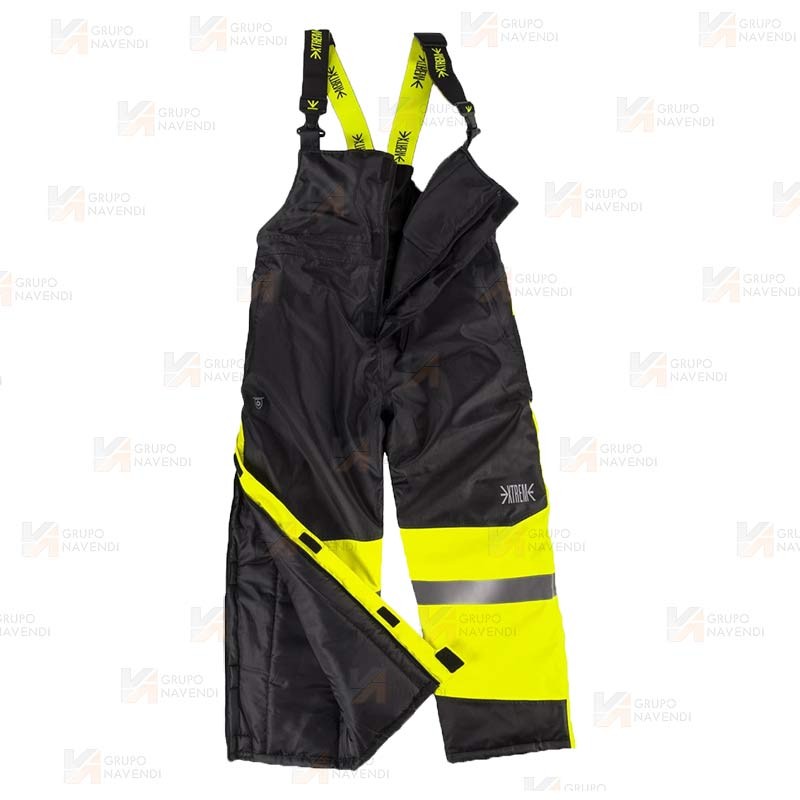 Peto bicolor, impermeable para bajas temperaturas. Tejido Ripstop