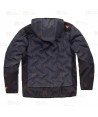 Chaqueta Softshell acolchado bicolor, con capucha
