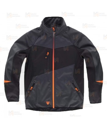 Chaqueta Softshell  bicolor repelente al agua