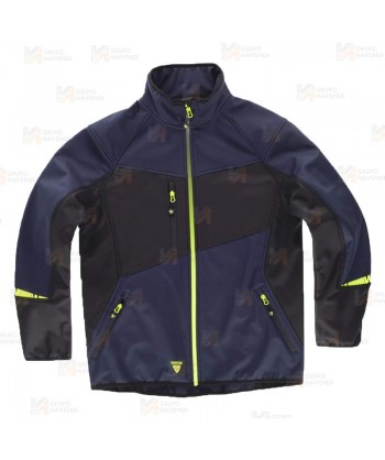 Chaqueta Softshell  bicolor repelente al agua