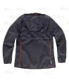 Chaqueta Softshell acolchado bicolor, con capucha