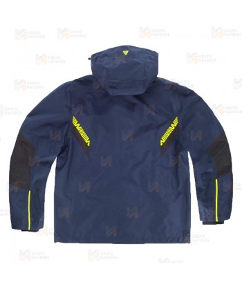 Chaqueta laboral con membrana impermeable y capucha