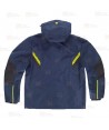 Chaqueta laboral con membrana impermeable y capucha
