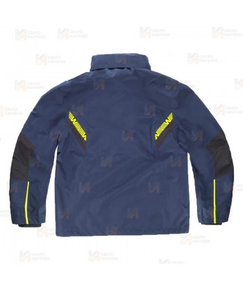 Chaqueta laboral con membrana impermeable y capucha