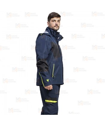 Chaqueta laboral con membrana impermeable y capucha