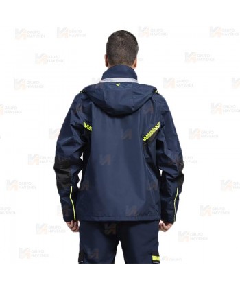 Chaqueta laboral con membrana impermeable y capucha