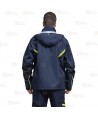 Chaqueta laboral con membrana impermeable y capucha