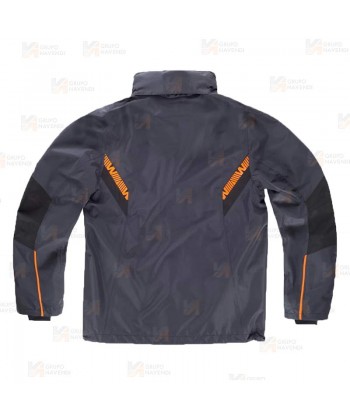 Chaqueta laboral con membrana impermeable y capucha