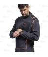 Chaqueta de forro polar laboral bicolor