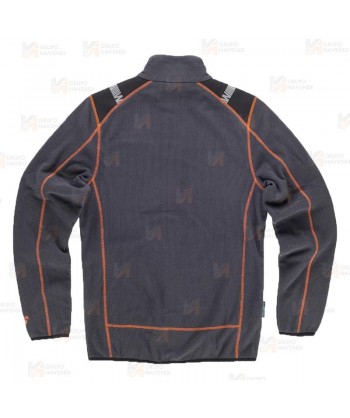 Chaqueta de forro polar laboral bicolor