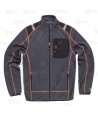 Chaqueta de forro polar laboral bicolor