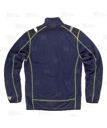 Chaqueta de forro polar laboral bicolor