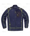 Chaqueta de forro polar laboral bicolor