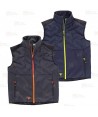 Chaleco laboral acolchado combinado con tejido Softshell
