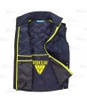Chaleco laboral acolchado combinado con tejido Softshell