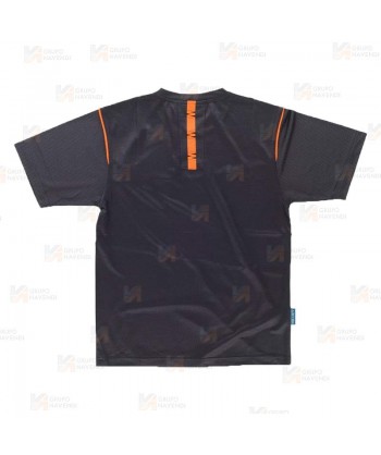 Camiseta laboral combinada con tejido altamente transpirable