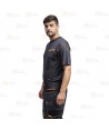 Camiseta laboral combinada con tejido altamente transpirable