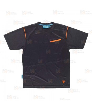 Camiseta laboral combinada con tejido altamente transpirable