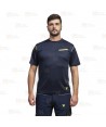 Camiseta laboral combinada con tejido altamente transpirable