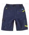 Pantalón bermuda laboral multibolsillos con tejido elástico