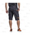Pantalón bermuda laboral multibolsillos con tejido elástico