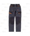 Pantalón laboral multibolsillos con tejido elástico