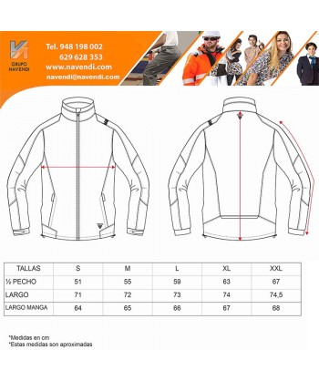 Parka ligera de tejido softshell bicolor con membrana color gris y negro