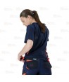 Camiseta técnica de manga corta con  cuello redondo