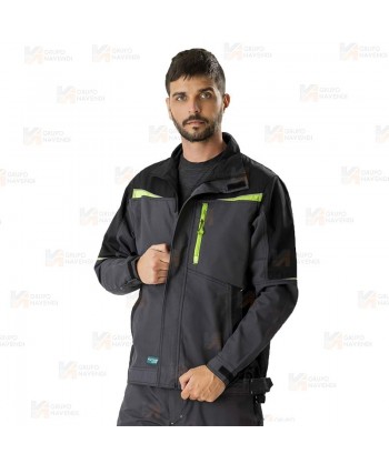Chaqueta laboral con tejido Canvas