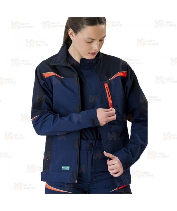 Chaqueta laboral con tejido Canvas